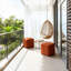 Repose-pieds repose-pieds doux et confortable avec repose-pieds en velours côtelé (brun)-1564142993