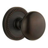 Grandeur Newport Rosette Double Dummy with Fifth Avenue Door Knob