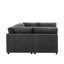 Canapé modulaire réversible en velours côtelé-563959700-563959701