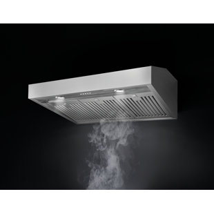 Forza 36" Stainless Steel 400 CFM Convertible Under Cabinet Range Hood with Baffle Filter