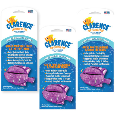 Clarificateur d'eau: 3 pièces - Clarence, mauve