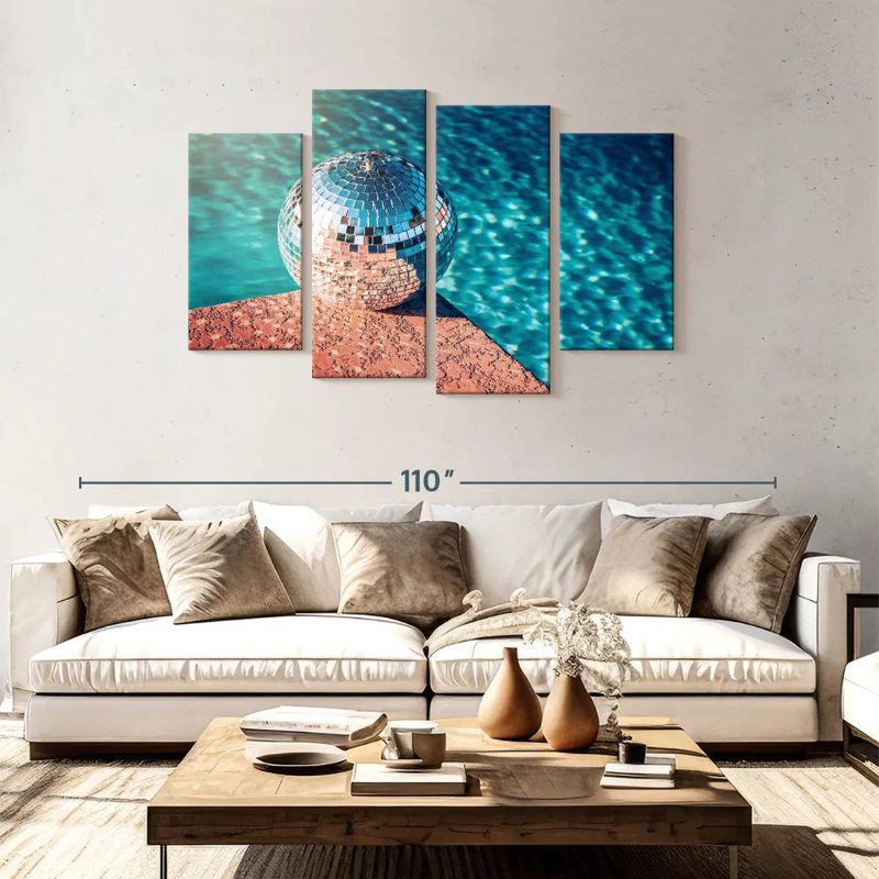 Abarca Disco Ball, 48" H x 75" W