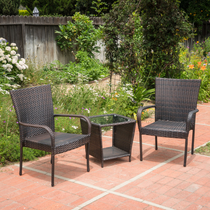 Aisha 2 - Person Patio Conversation Set