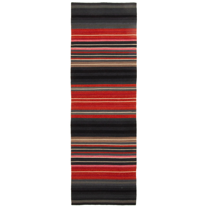 Kilim multicolore Fennville 2 pi 7 po x 8 pi 0 po