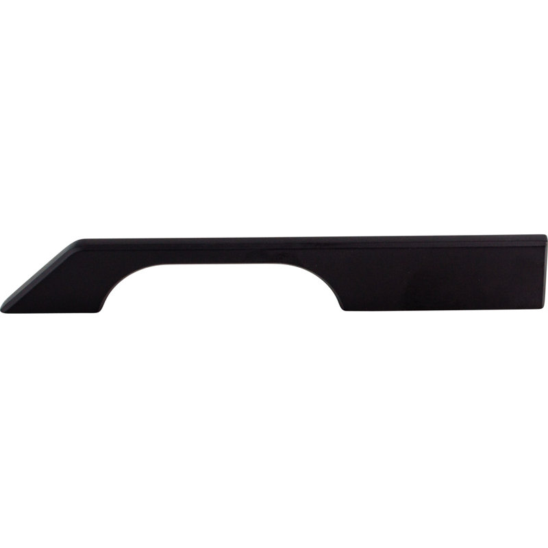 Tapered Bar pull, Flat Black, 7" Center to Center