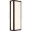 Double fixation murale d'extérieur à DEL double tension - bronze-91643446-70358218