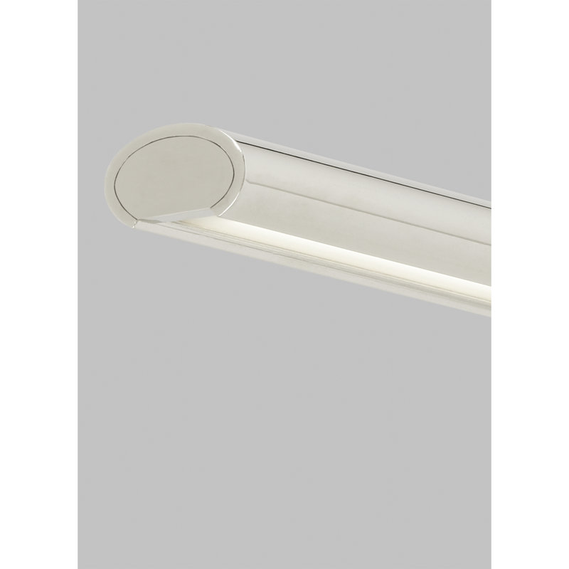 Plural Dimmable LED Wall Mounted Picture Light, Polished Nickel