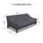 71.7'' Wide Straight Acacia Patio Daybed Cover
