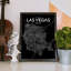 «Las Vegas City Map», reproduction d'impression sur affiche-31735240