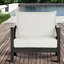 Chaises longues Comfort, ensemble moderne pour terrasse en bois d'acacia