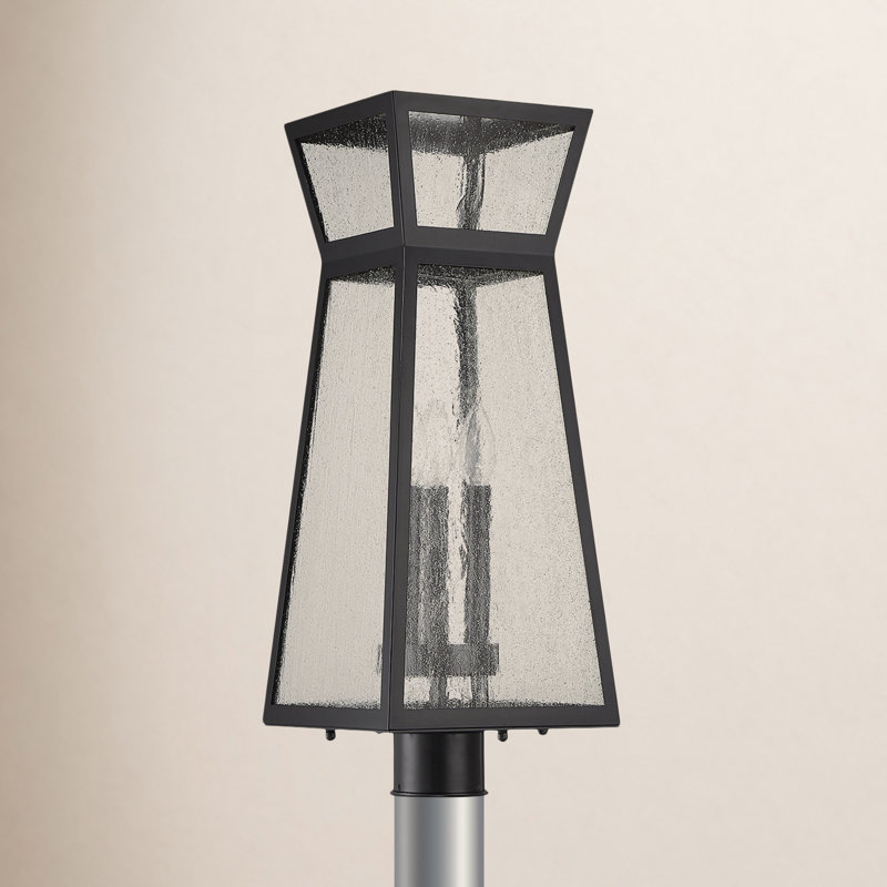 Keima Matte Black 3 -Light 23.25" H Hardwired Lantern Head