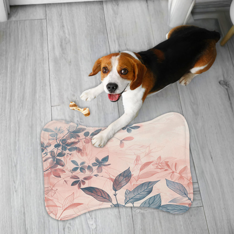 Tapis rustique en forme d'os 1 pièce