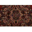 Tapis unique en laine noué à la main de style années 1960 de 10 pi 10 po x 11 pi 8 po Sorrento