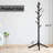 Sleek 8-hook Adjustable Coat Rack
