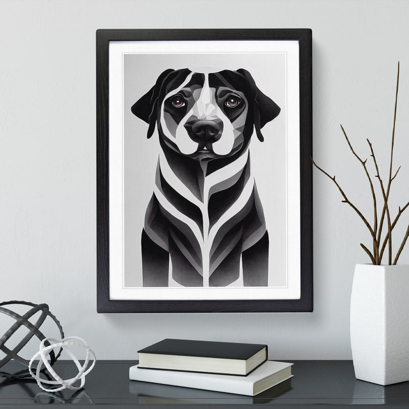 Special Dog - Single Picture Frame Print, Black Framed, 64cm H x 46cm W x 2cm D