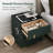Smart Nightstand With Lockable Safe – Dual Drawers, Wireless Charging, Usb Ports, Led Light & Bluetooth Speaker, Fully Assembled-1808783366