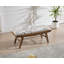 Chenille Upholstered Bench-1071219626