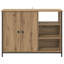  Sideboard Artisan Oak 100 X 33 X 75 Cm Engineered Wood-98072278