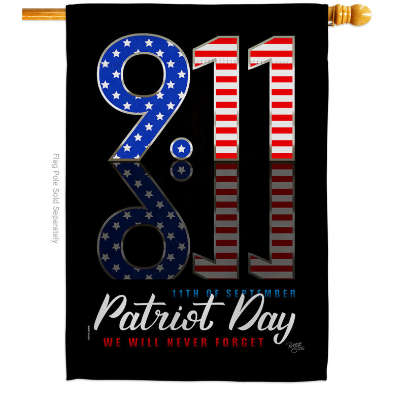 Double Sided 480'' H x 336'' W Polyester House Flag