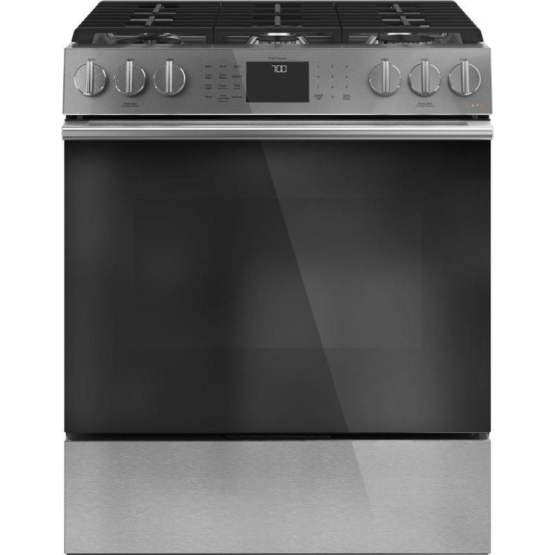Café 30" 5.6 cu. ft. Smart Slide-in Gas Range with Griddle