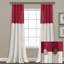 Cotton Blend Semi Sheer Curtains / Drapes Single Panel