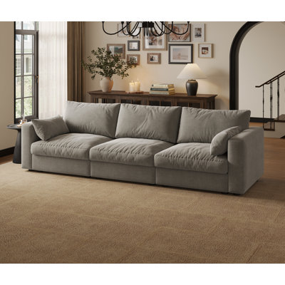 Canapé modulaire de 99 po avec rangement