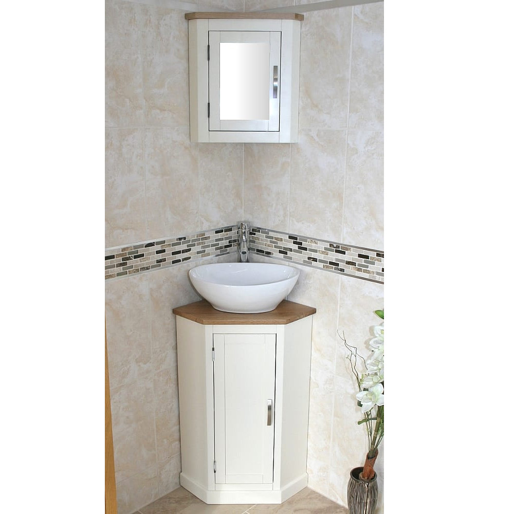 Coury 390mm Single Bathroom Vanity with Vessel Ceramic Basin