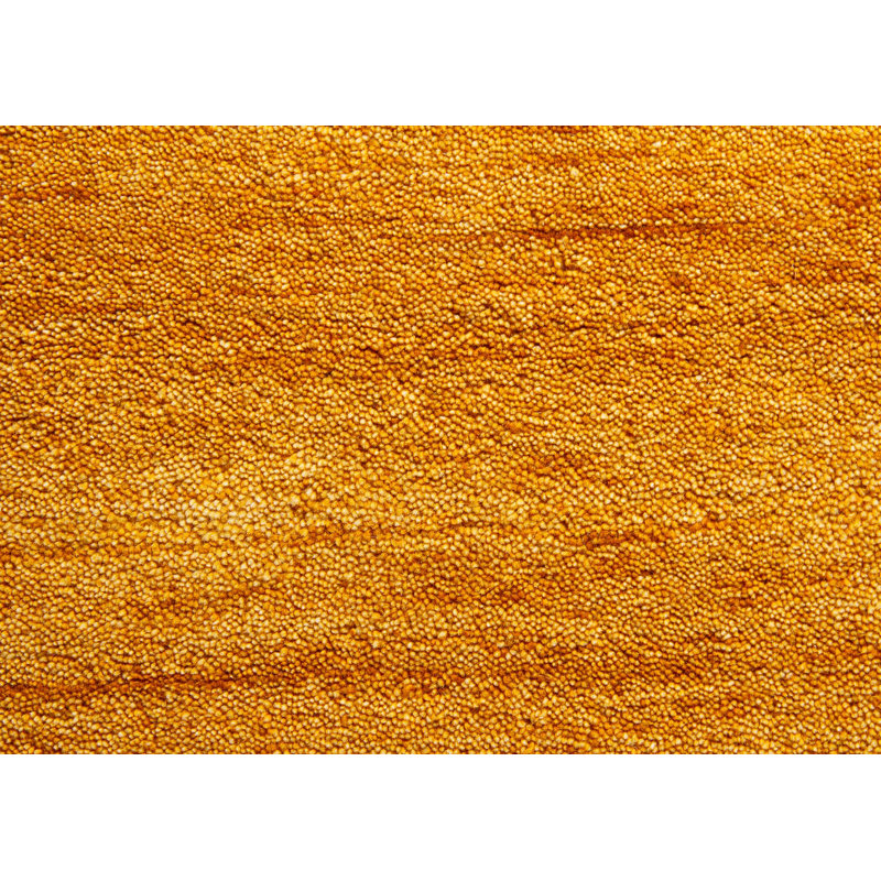 Elno Wool Hand Woven Area Rug, Square 200cm, Yellow