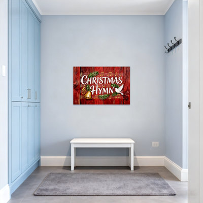 Christmas Christmas Hymn Music Notes And Birds