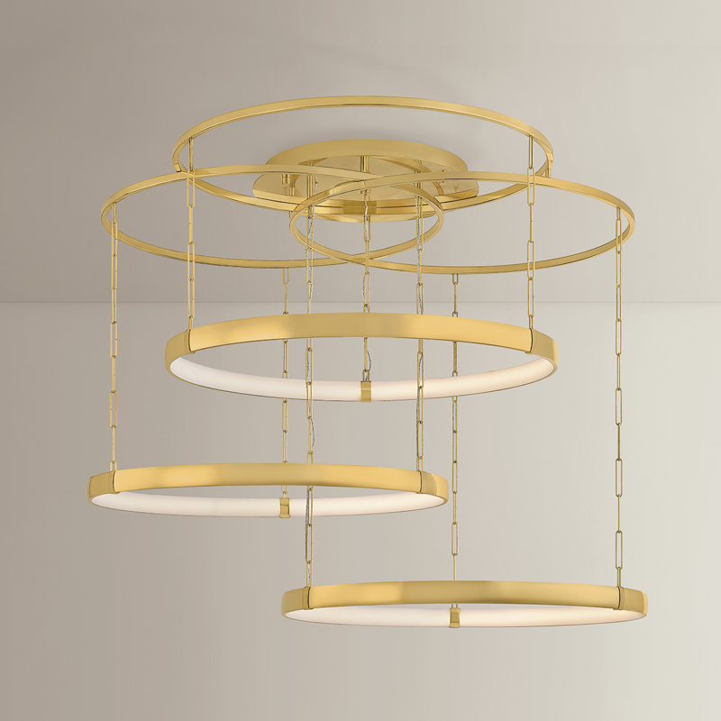 Chiasso Chandelier, 77.75" H x 55.5" W x 55.5" D
