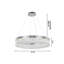 Transitional LED Round Crystal Chandelier-383400055-273550575