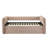 Luxurious 1Pc Modern Daybed Pull Out Trundle Button Tufted Nailhead Trim Bedroom Living Room Furniture Oatmeal Finish-1373241392