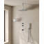  Système de douche thermostatique double avec douchette à main 12 po.-92522938