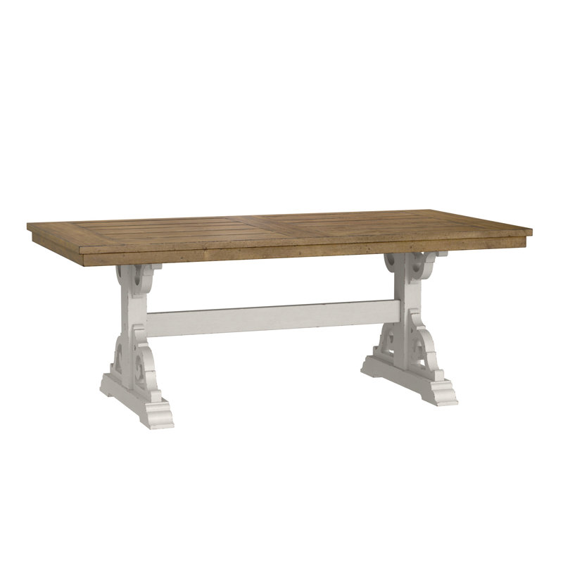 Table de salle à manger And Trestle (table seulement), H 30 po x L 78 po x l 40 po