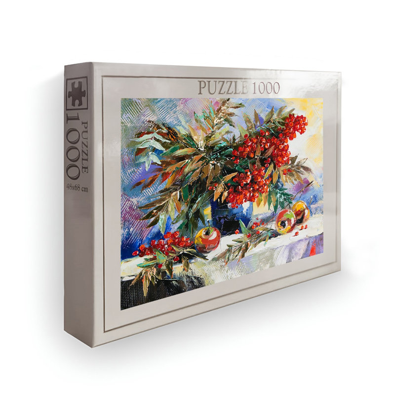 Casse-tête 1000 pièces, 26,8 po x 18,9 po | Conception 100% carton de haute qualité et éclatante | Parfait pour le plaisir en famille, le soulagement du stress et les jeux éducatifs | Cadeau pour adultes et enfants | Dimensions de la boîte: 13,2 po x 9,1 po x 2,0 po