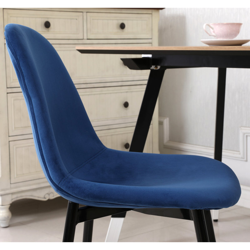 Chaises de salle à manger Lassan, Bleu