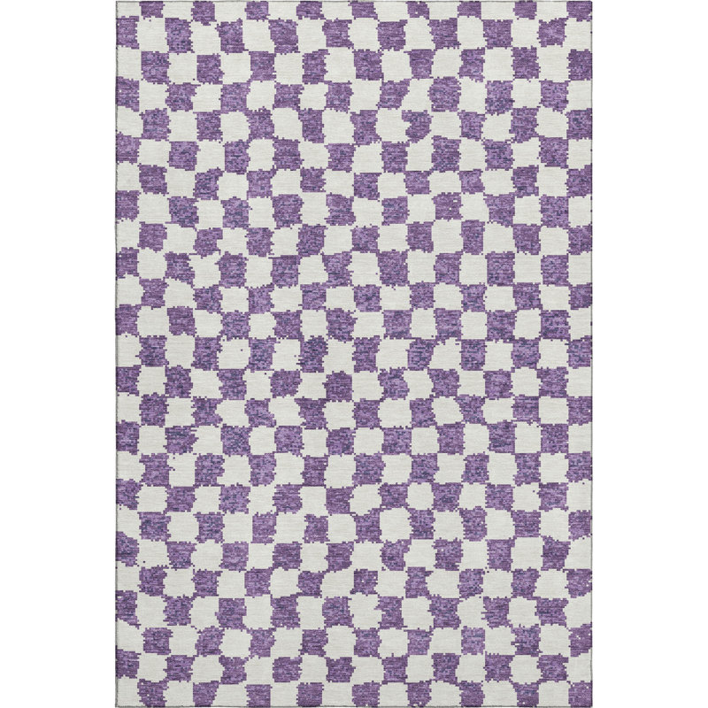 Premium Machine Washable Millbrook AMF1958 Geometric Rug, Rectangle 3' x 5'