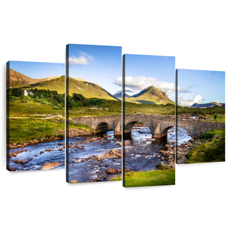 Lilie Sligachan Old Bridge, 32'' H x 52'' W