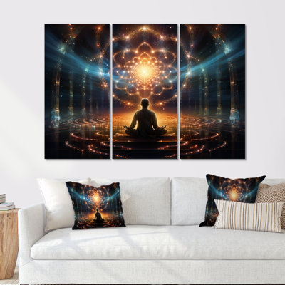 Ensemble de salon The Medred Light intérieur Divine Contemplation - méditation