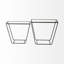 Tables gigognes en verre