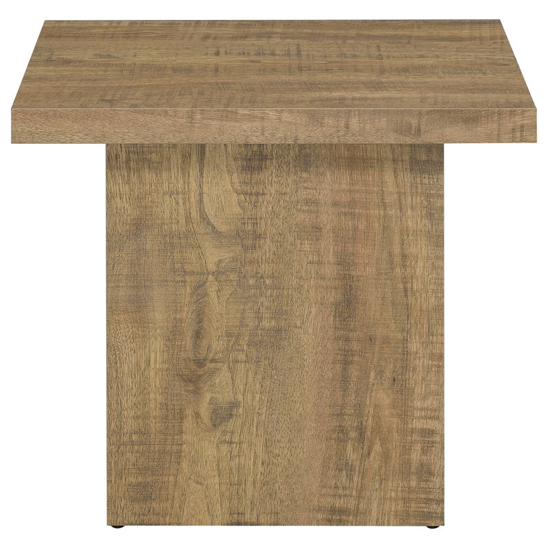 Table de bout carrée Mango, H 21,75 po x l 23,5 po x P 23,5 po