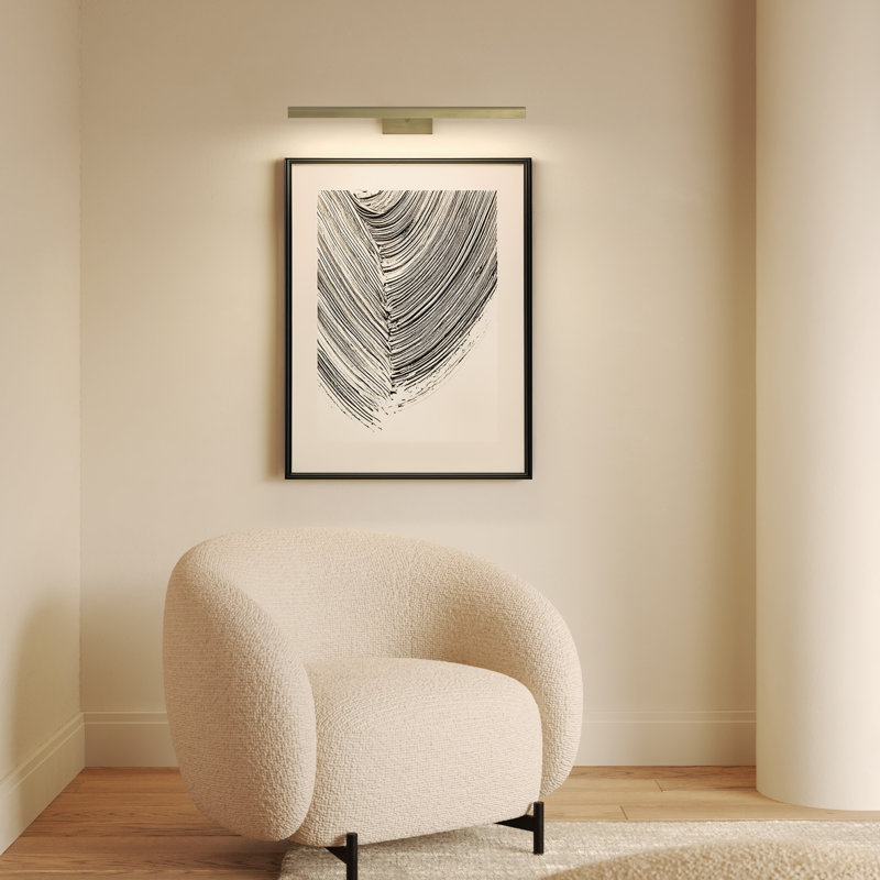 Renoir, 2.36" H x 26.77" W x 9.65" D, Matt Brushed Brass, 774 Lumens