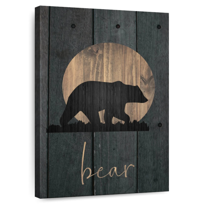 Brampt Wilderness Wood Bear, 39" H x 26" W