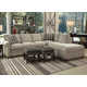 Bedford Two-Piece Bumper Sectional With Sleeper
