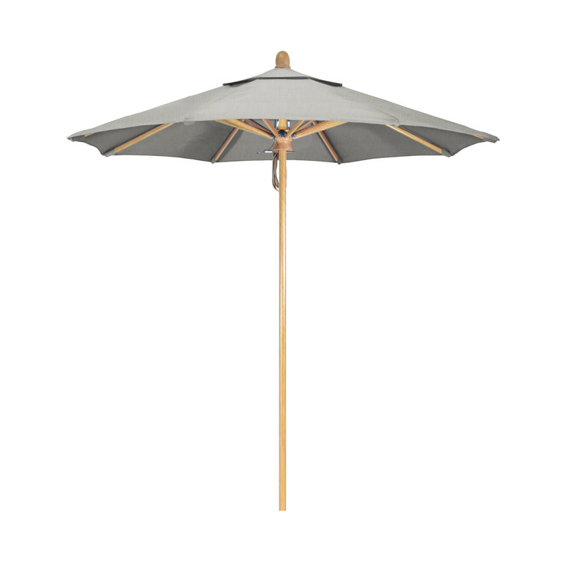 SunbrUmbrella marché de 7,5 pi Meridien Series, Chêne rouge, Toile granit Sunbrella®