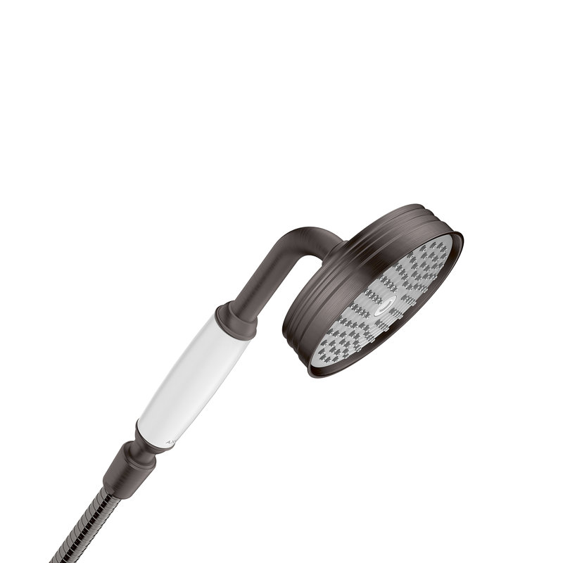 AXOR Montreux Standard Handheld Shower Head, Brushed Black Chrome, 2.5 GPM
