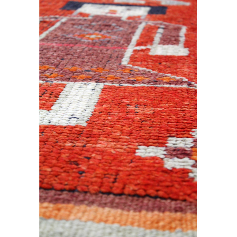 Pictorial Herki One-of-a-Kind 3'6" X 11' Area Rug