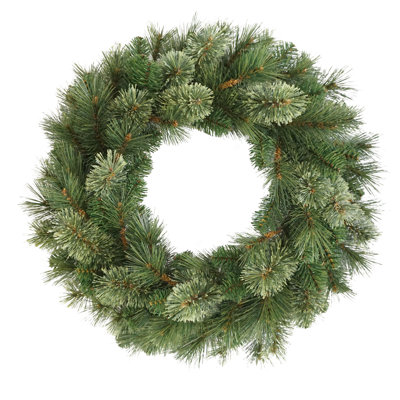 24 Inch Artificial Teton Pine Christmas Wreath