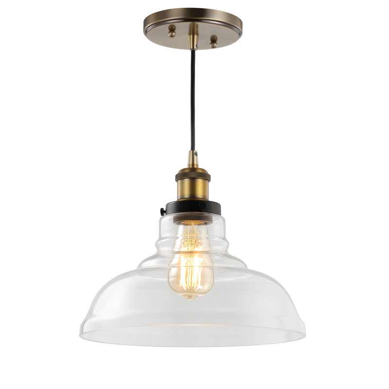 Carraway 1 - Light Brass Gold Pendant