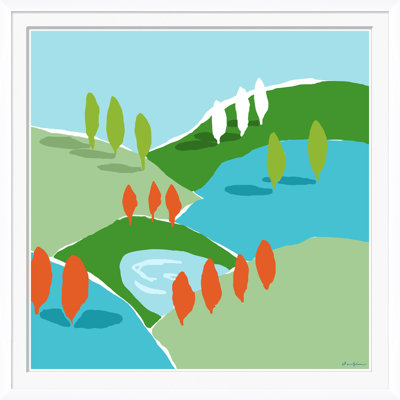 Mountain And Valley West, Multi Giclee Print by Dana Gibson